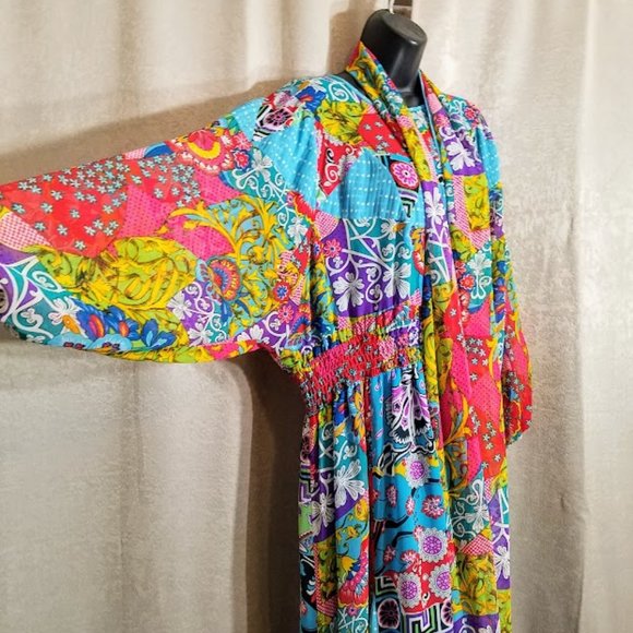 Vintage Diane Freis Georgette Dress - Picture 4 of 9